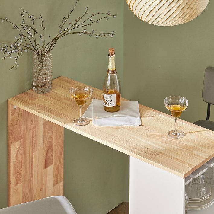 Sobuy SoBuy Bartisch Esstisch Stehtisch Küchentisch Balkontisch Weiß-Natur FWT99-WN Online