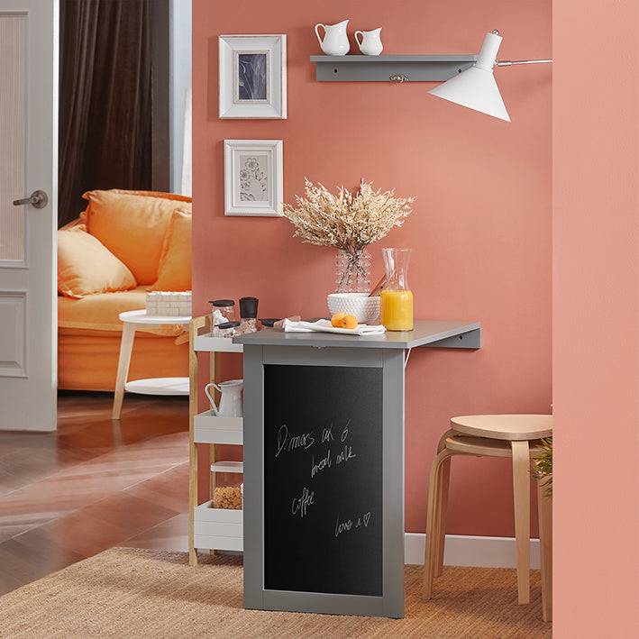 Sobuy SoBuy Wandtisch mit Tafel Klapptisch Esstisch Memoboard Hellgrau FWT20-HG Verkauf