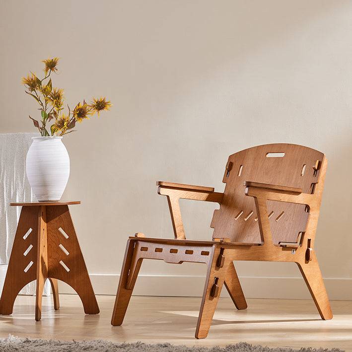 Sobuy SoBuy Stuhl mit Zapfenverbindungen Küchenstuhl Kinderstuhl Stühlchen mit Rücklehne Braun HFST02-BR Verkauf