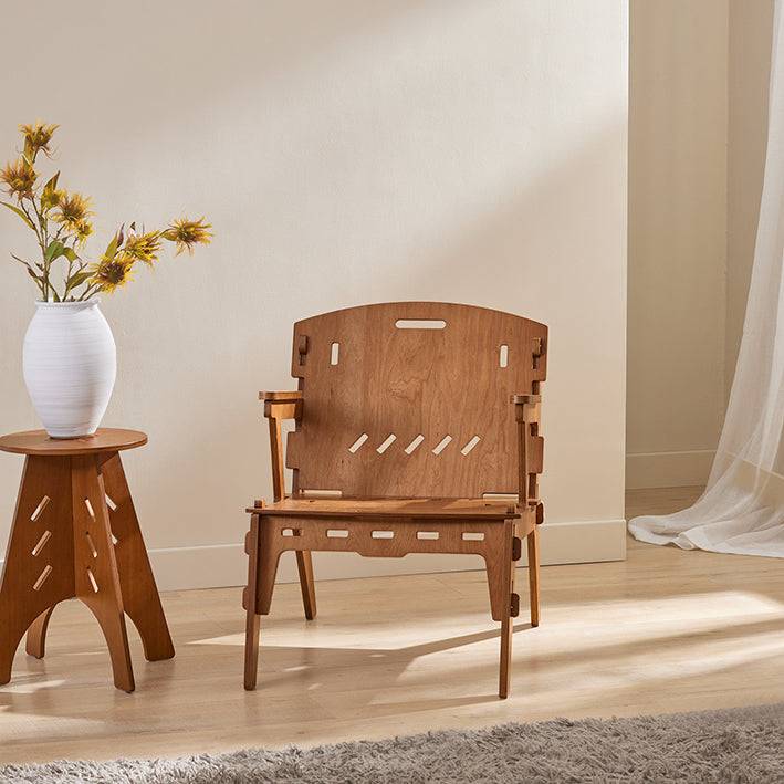 Sobuy SoBuy Stuhl mit Zapfenverbindungen Küchenstuhl Kinderstuhl Stühlchen mit Rücklehne Braun HFST02-BR Verkauf