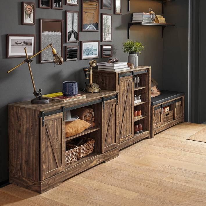 Sobuy SoBuy Sideboard mit Schiebetür Kommode TV-Schrank Flurschrank FSB60-N Kostenlose Rückgabe