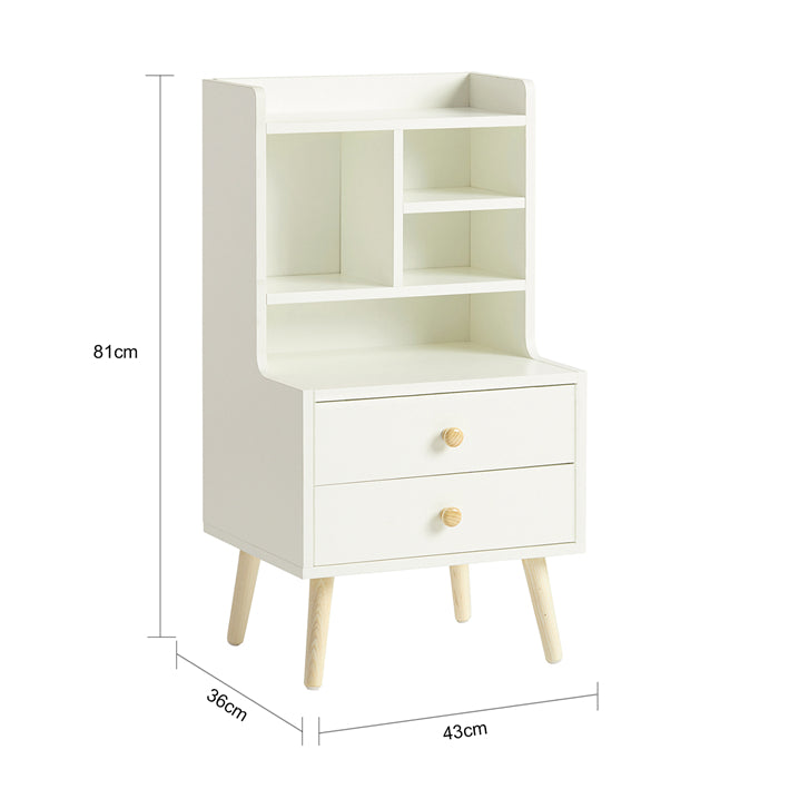 Sobuy SoBuy Nachttisch Sofatisch Beistelltisch Nachtschrank FBT100-W Zeitbegrenzte Promotion