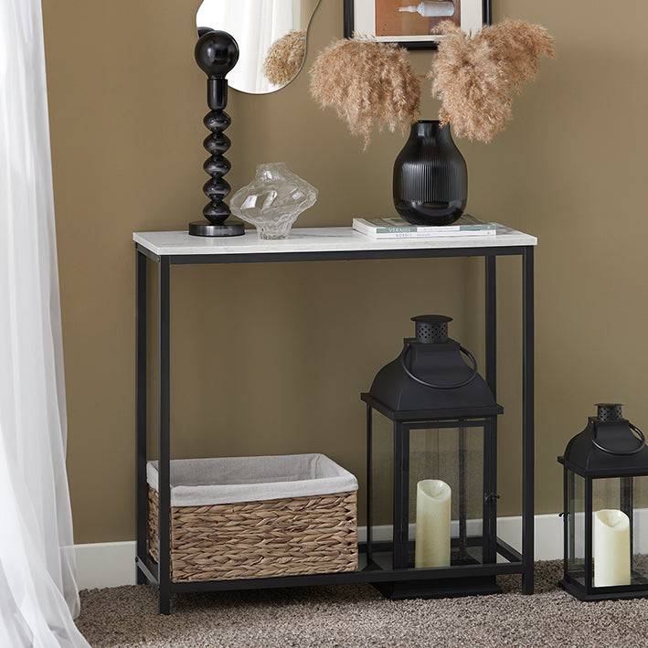 Sobuy SoBuy Konsolentisch mit Metallrahmen Flurtisch Sideboard FSB29-SCH Bis zu 65% Rabatt