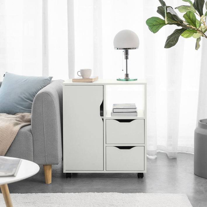 Sobuy SoBuy Druckertisch mit Schublade Beistelltisch Couchtisch Weiß FBT105-W Nur für heute