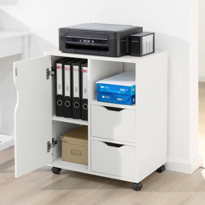 Sobuy SoBuy Druckertisch mit Schublade Beistelltisch Couchtisch Weiß FBT105-W Nur für heute