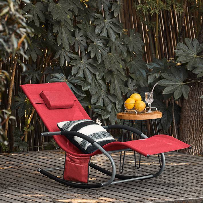 Sobuy SoBuy 2-er Set Gartenliege Sonnenliege mit Tasche Liegestuhl Rot OGS28-Rx2 50% Rabatt mit kostenlosem Versand
