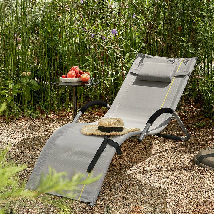 Sobuy SoBuy Gartenliege Sonnenliege Liegestuhl Hellgrau OGS38-HG 50% Rabatt für begrenzte Zeit