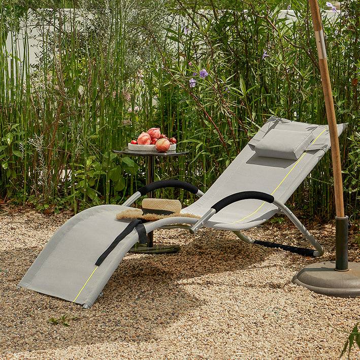 Sobuy SoBuy Gartenliege Sonnenliege Liegestuhl Hellgrau OGS38-HG 50% Rabatt für begrenzte Zeit