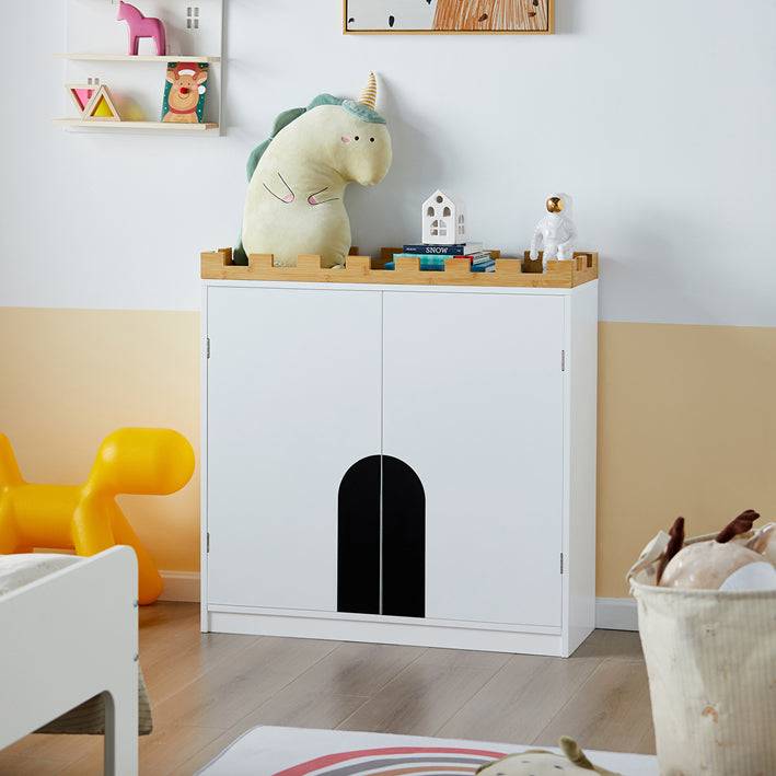 Sobuy SoBuy Kinderregal Aufbewahrungsschrank Kinderzimmer KMB44-W Schlussverkauf
