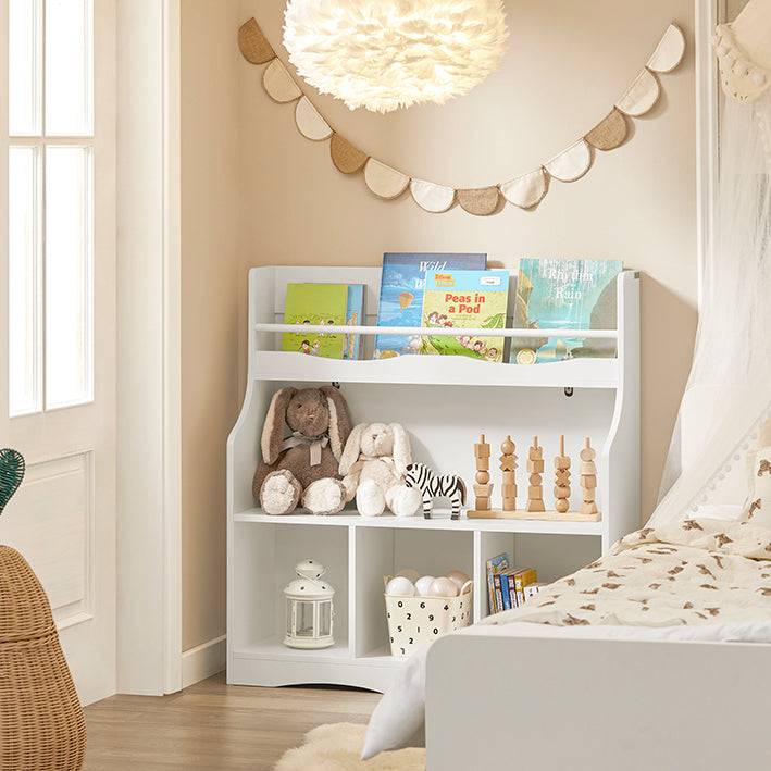 Sobuy SoBuy Kinderbücherregal Spielzeugregal Aufbewahrungsregal für Kinder KMB57-W Günstiger Verkauf
