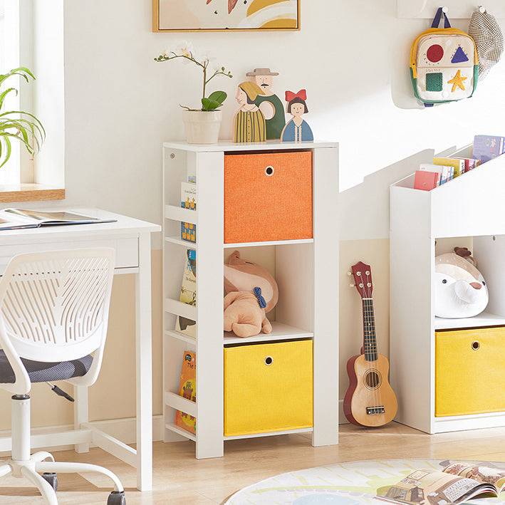 Sobuy SoBuy Kinderbücherregal Spielzeugtruhe Aufbewahrungsregal für Kinder KMB48-W Flash Sale