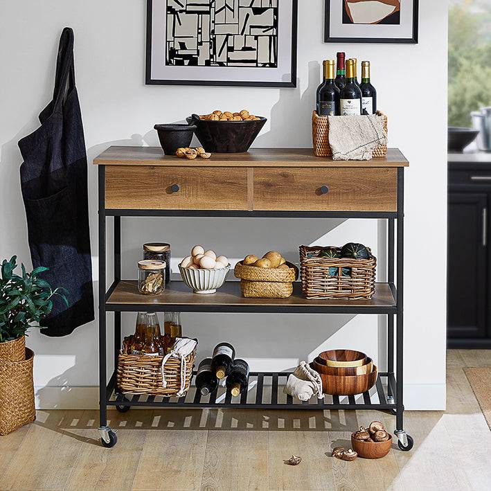 Sobuy SoBuy Küchenwagen Sideboard Servierwagen Flurschrank FKW112-PF Muttertagsangebot