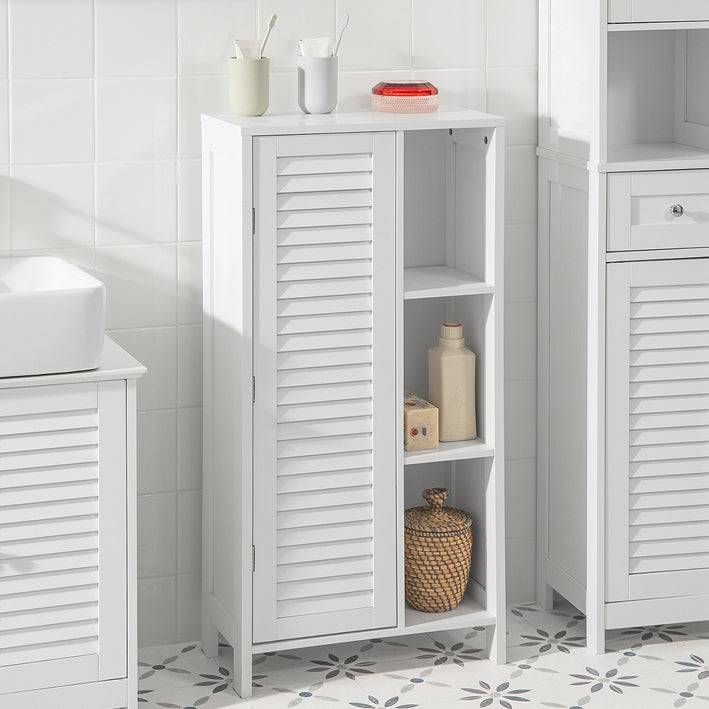 Sobuy SoBuy Badkommode Badzimmerschrank Flurschrank Weiß BZR39-W Vatertagsangebot