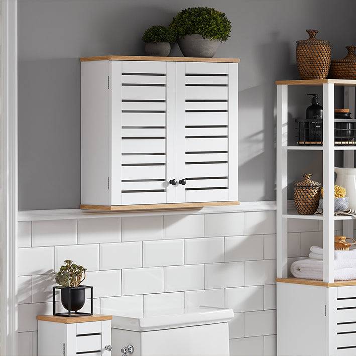 Sobuy SoBuy Wandschrank Bad Hängeschrank Badschrank Weiß BZR42-W Super Sparpreis