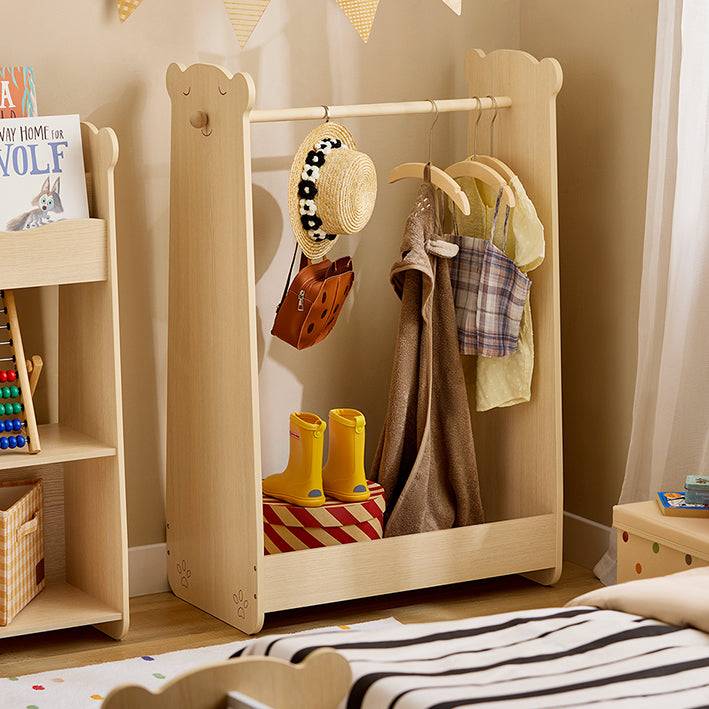 Sobuy SoBuy Kinderkleiderständer Kleiderschrank Kinder Kinderzimmer Natur KMB102-N Clearance-Verkauf
