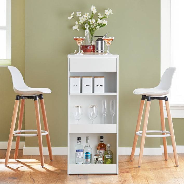 Sobuy SoBuy Bartisch Esstisch Wandtisch Stehtisch Balkontisch Weiß FWT101-W 2025