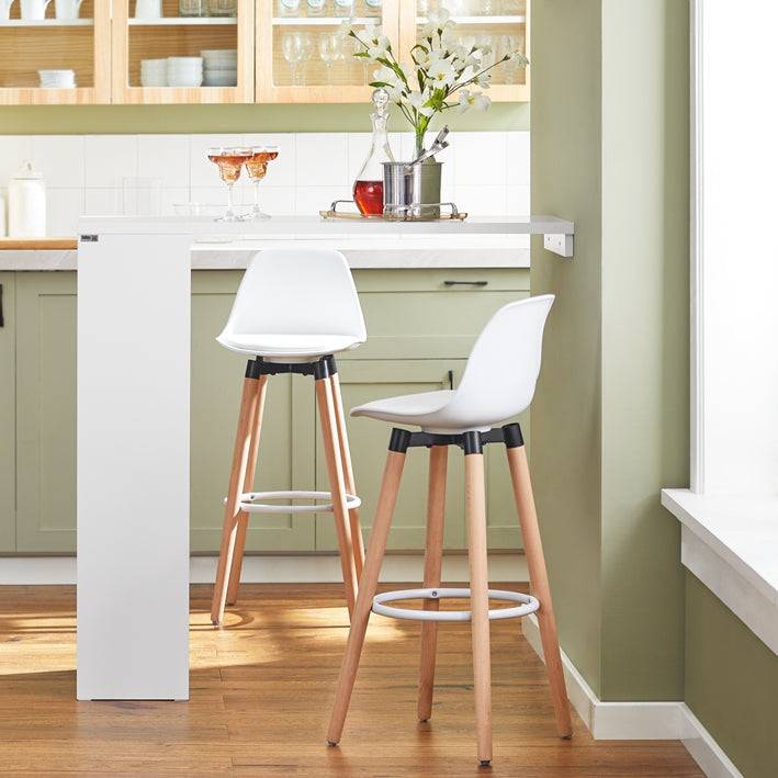 Sobuy SoBuy Bartisch Esstisch Wandtisch Stehtisch Balkontisch Weiß FWT101-W 2025