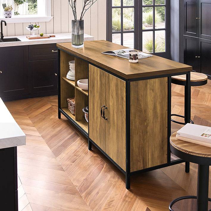 Sobuy SoBuy Kommode Buffet Kücheninsel Küchenschrank KNL01-F Limitierter Zeitrabatt