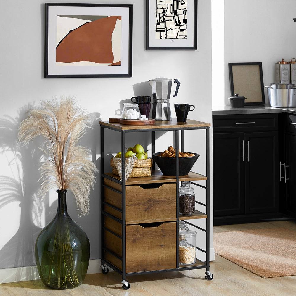 Sobuy SoBuy Servierwagen Küchenschrank Mehrzweckschrank FKW111-PF Fabrik Onlineshop