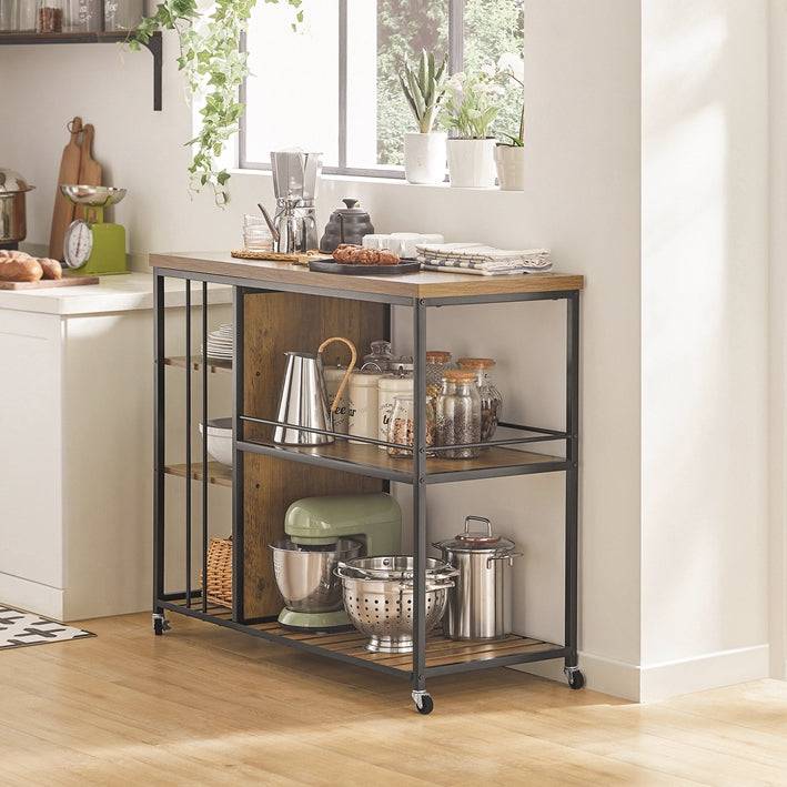 Sobuy SoBuy Servierwagen Küchenschrank Mehrzweckschrank SVW18-F Sonderangebot
