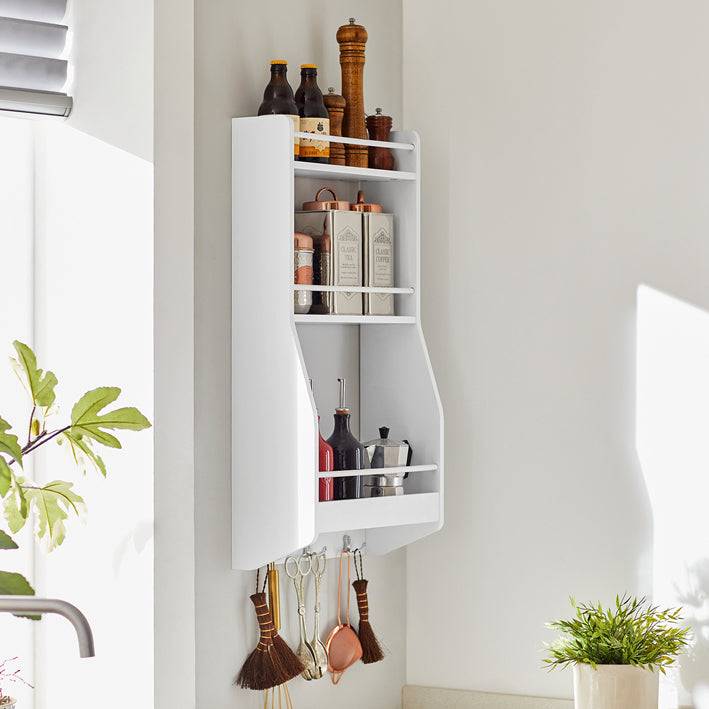 Sobuy SoBuy Küchenregal Gewürzregal Hängeregal KCR12-W Rabatt