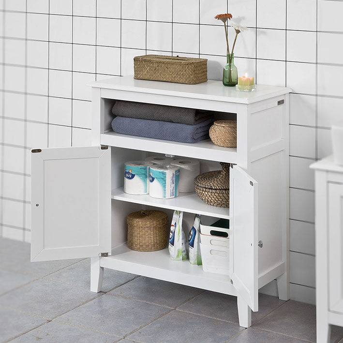 Sobuy SoBuy Badkommode Badzimmerschrank Sideboard Weiß FRG204-W Lagerräumung