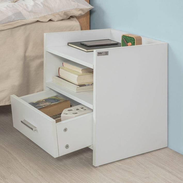 Sobuy SoBuy Nachtkommode Weiß Beistelltisch Nachttisch FBT66-W Neueste Mode