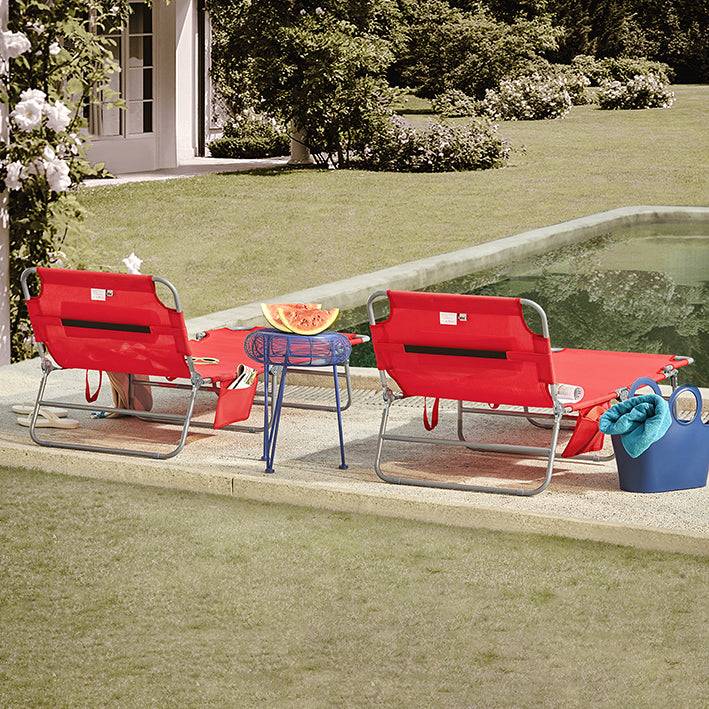 Sobuy SoBuy Strandliege Gartenliege Sonnenliege klappbar Rot OGS35-Rx2 Exklusive Angebote