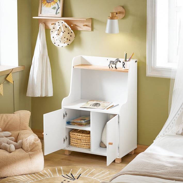 Sobuy SoBuy Kinderregal Bücherregal Aufbewahrungsregal für Kinder KMB84-W Super Sparpreis