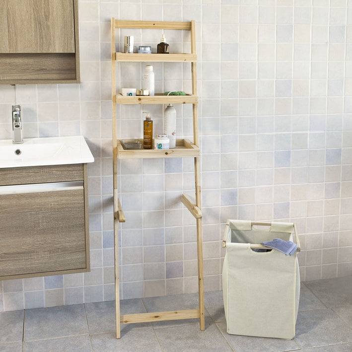 Sobuy SoBuy Badregal Wäschesammler Leiterregal holz FRG160-N Letzter Tag