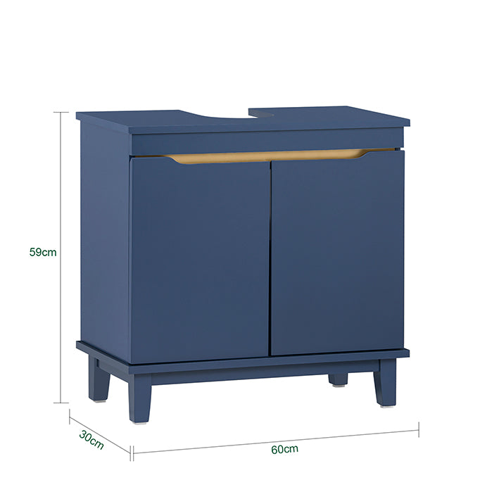 Sobuy SoBuy Waschbeckenunterschrank Badschrank Waschtisch Blau BZR113-B Discount Store für neue Produkte