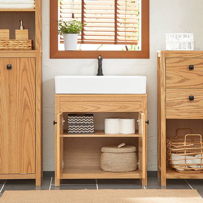 Sobuy SoBuy Waschbeckenunterschrank| Badezimmerschrank Waschtisch BZR98-N Nur noch ein Tag übrig