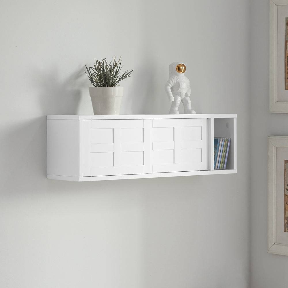 Sobuy SoBuy Wandgarderobe Hängeregal Flurgarderobe Weiß FHK18-W Meist gekauft