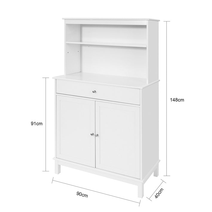 Sobuy SoBuy Küchenschrank Beistellschrank Sideboard weiß FSB26-W Preisnachlass