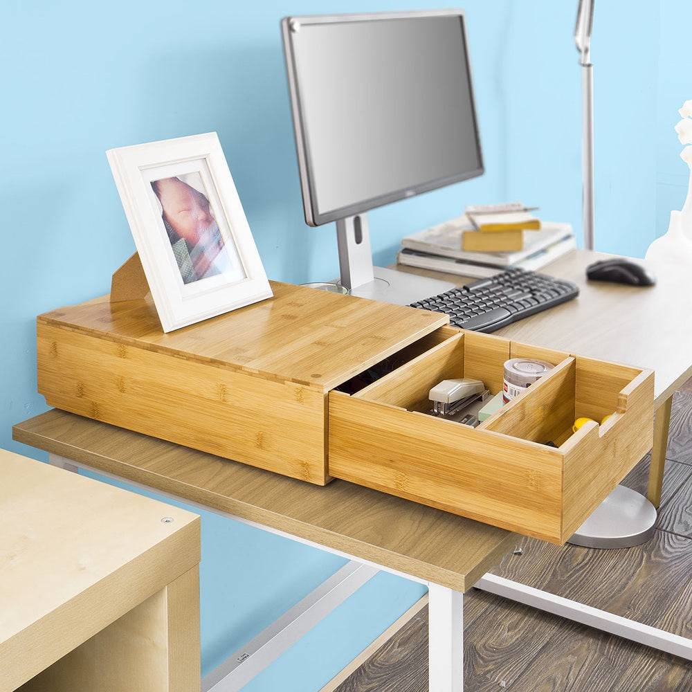 Sobuy SoBuy Kaffeekapsel Box Kapselspender Aufbewahrungsbox Bambus FRG83-N Osterangebot