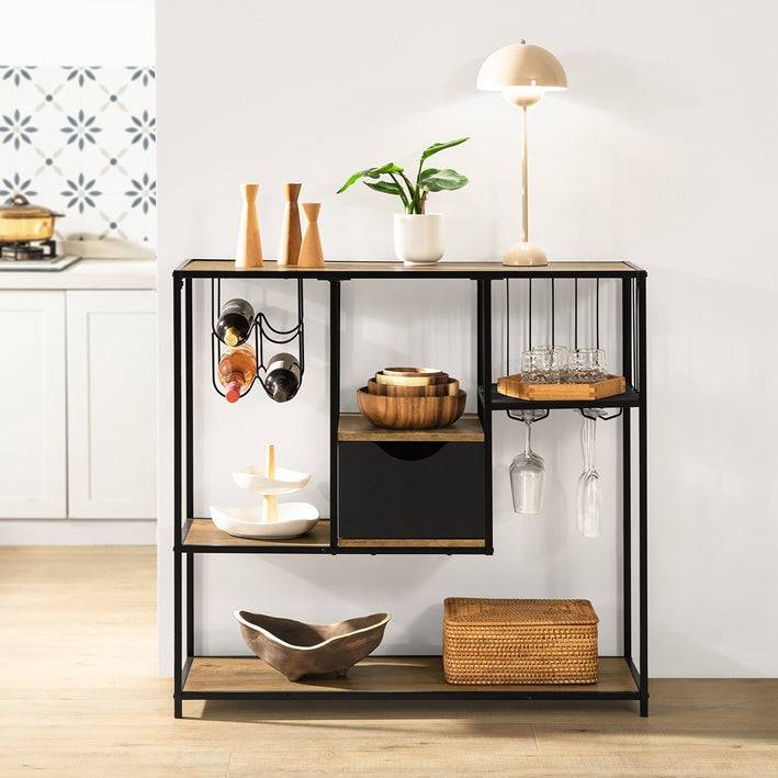 Sobuy SoBuy Konsolentisch mit Metallrahmen Flurtisch Sideboard FSB56-F Neueste Mode