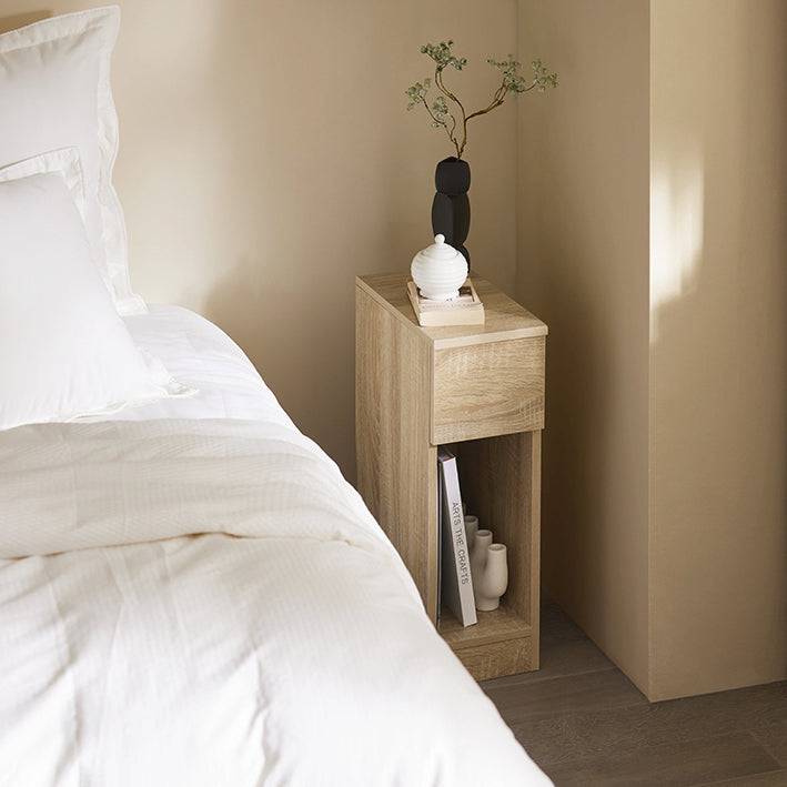 Sobuy SoBuy Nachttisch mit Schublade Couchtisch Sofatisch Beistelltisch Natur FBT111-N Große Rabatte