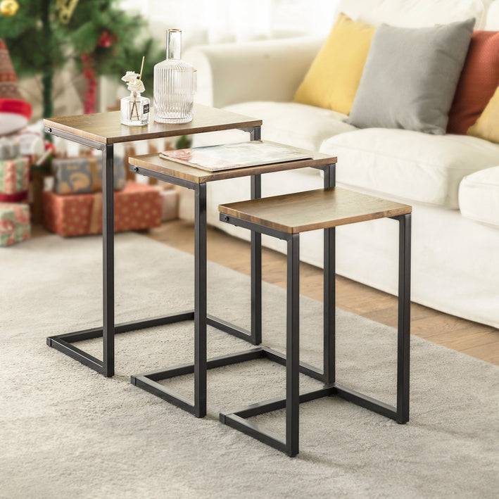 Sobuy SoBuy 3er Set Beistelltische Sofatisch Couchtisch FBT102-F Bestseller