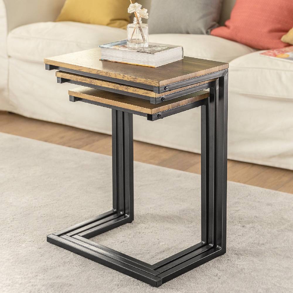 Sobuy SoBuy 3er Set Beistelltische Sofatisch Couchtisch FBT102-F Bestseller