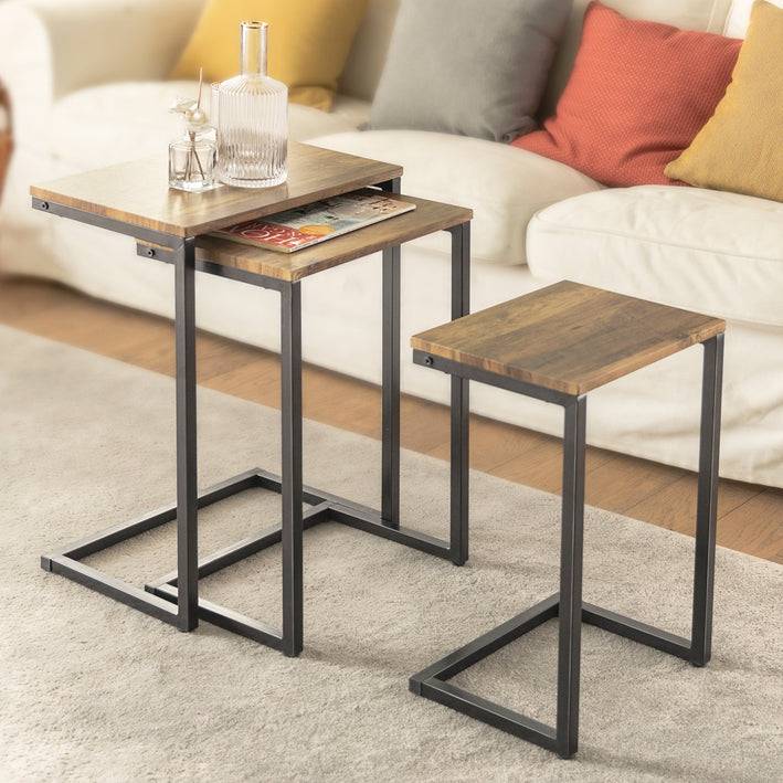 Sobuy SoBuy 3er Set Beistelltische Sofatisch Couchtisch FBT102-F Bestseller