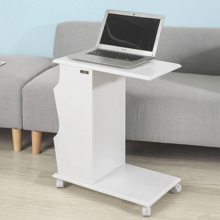 Sobuy SoBuy Beistelltisch mit Schlitz für iPad Sofatisch Weiß FBT67-W VIP-Rabatte