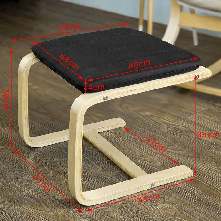 Sobuy SoBuy Fußhocker Fußablage Hocker Schwarz FST38-SCH Tiefpreis