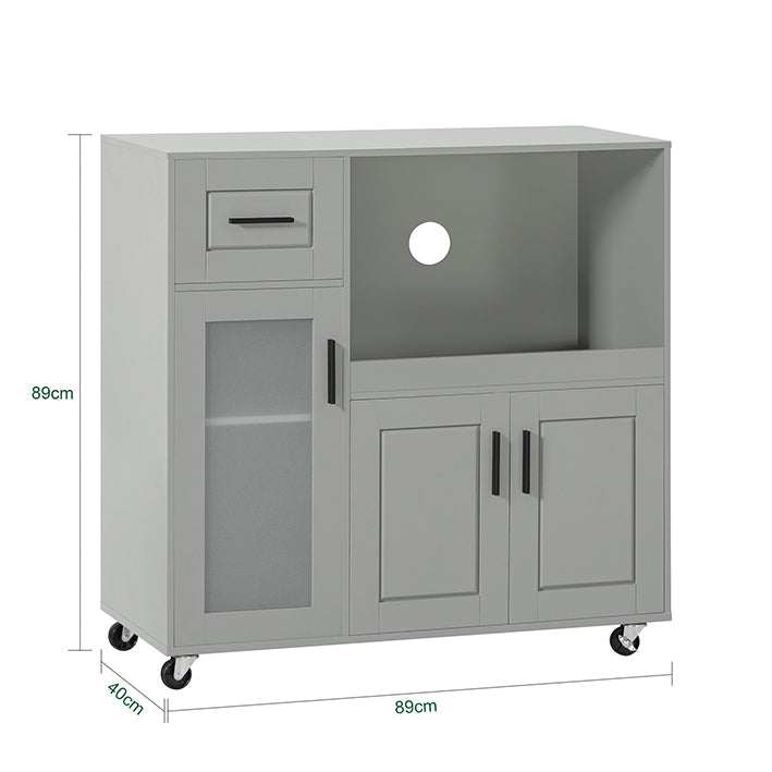 Sobuy SoBuy Küchenschrank Sideboard Flurschrank Küchenwagen FSB78-HG Super Sparpreis