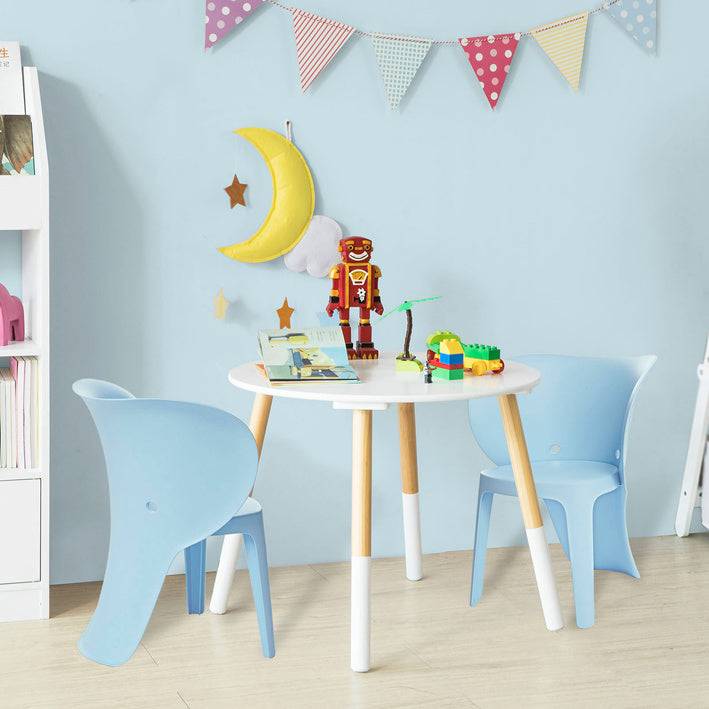 Sobuy SoBuy Kinderstuhl mit Lehne Stühlchen Sitzhöhe 32cm Elefant Blau KMB12-Bx2 Letzter Tag