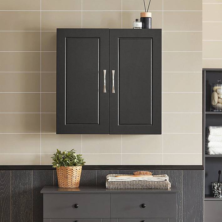 Sobuy SoBuy Wandschrank Hängeschrank Badschrank Schwarz Medizinschrank FRG231-SCH im Angebot