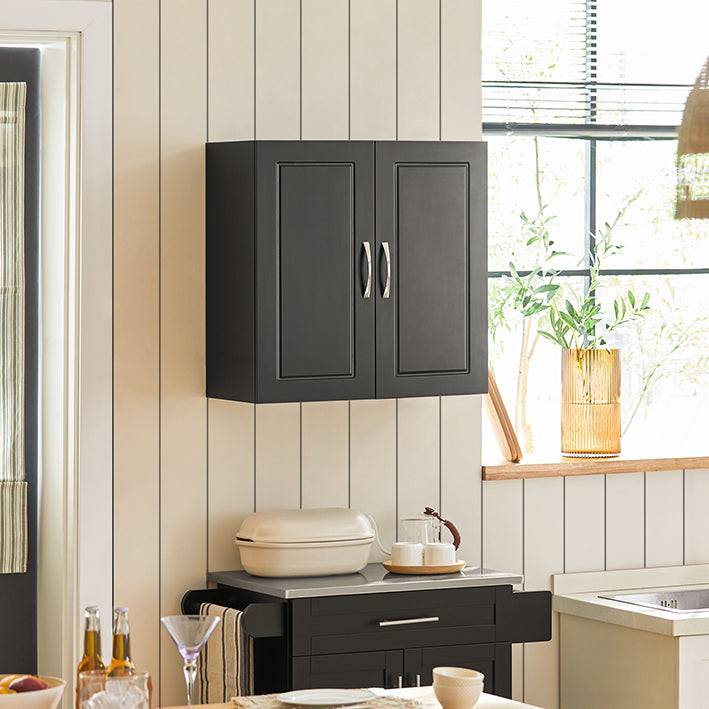 Sobuy SoBuy Wandschrank Hängeschrank Badschrank Schwarz Medizinschrank FRG231-SCH im Angebot