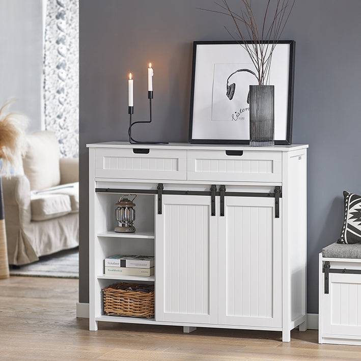 Sobuy SoBuy Küchenschrank Sideboard Flurschrank Kommode FSB74-W Fabrikpreis