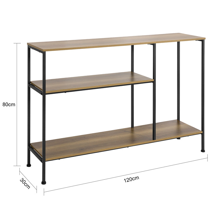 Sobuy SoBuy Konsolentisch mit 3 Ablagen Flurtisch Sideboard Metall FSB35-PF Großer Ausverkauf