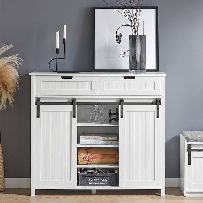 Sobuy SoBuy Küchenschrank Sideboard Flurschrank Kommode FSB74-W Vatertagsangebot