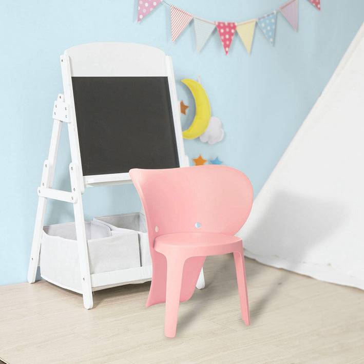 Sobuy SoBuy Kinderstuhl mit Lehne Stühlchen Sitzhöhe 32cm Elefant Pink KMB12-Px2 Sonderangebote